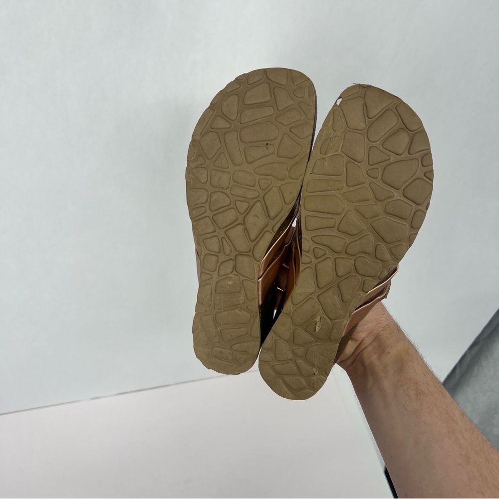 Stylish Bronze Rhinestone Sandals - Picture 12 of 14